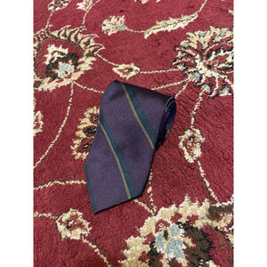 Vintage Men’s Pendleton Horizontal Stripe Pure Silk Neck Tie